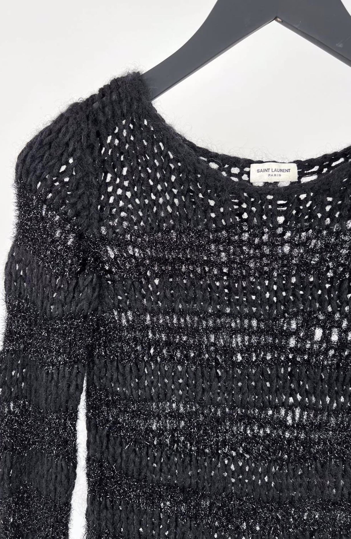 Saint Laurent Knit Black w lurex size XS